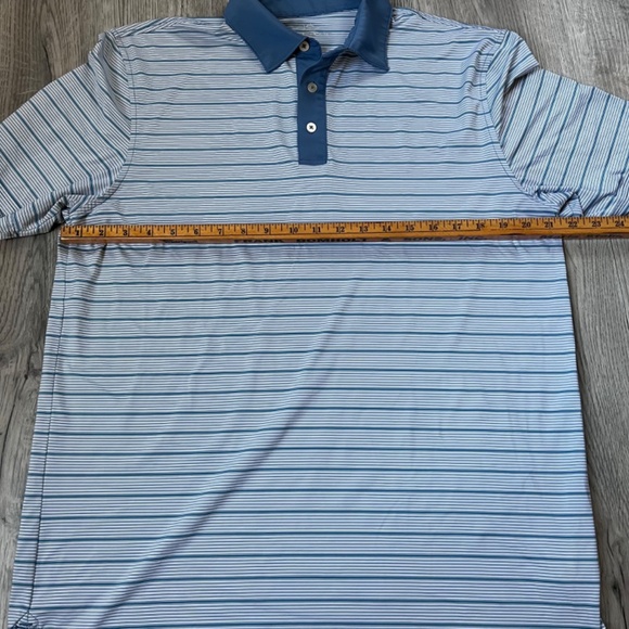 Southern Tide BRRR Keep You Cooler Polo Shirt Striped L - Picture 6 of 9